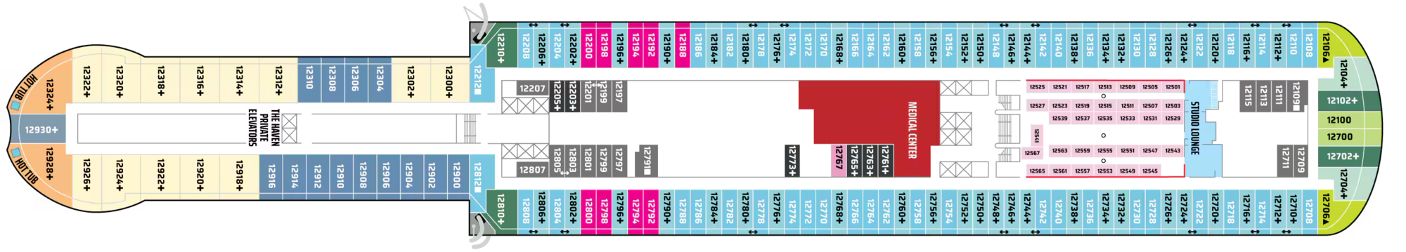 Deck 12 plan